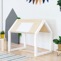 Table D'Activités Bois Et Blanc Art - Benlemi