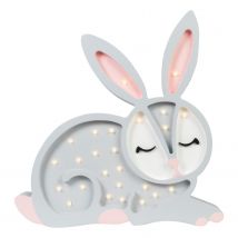 Lampe Veilleuse Lapin Gris Clair - Little Lights