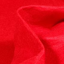 Tissu Feutrine 180 Cm Rouge - Au Mètre - Craftine