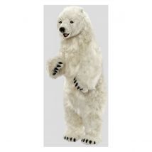 Hansa Peluche Geante Ours Polaire Dresse 100cmh 50cml - Hansa Peluches Géantes