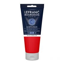 Peinture Acrylique - Rouge Vermillon - 393 - Fine - Lefranc Bourgeois - Tube 200ml