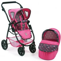 La Poussette Combinée 2 En 1 Emotion Pour Poupées - Coloris 82. - Bayer Chic 2000