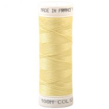 Fil À Coudre Polyester 100m Made In France - Jaune Paille 120 - My mercerie