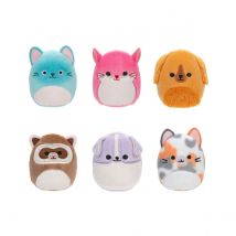 Squishville Mini Squishmallows - Pack 6 Peluches Perfect Pals Squad 5 Cm - Jazwares