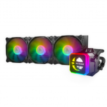 Refroidisseur Gaming - Cougar Gaming - Helor360 - Refroidissement Liquide - Éclairage Rgb Dynamique - Fenêtre Transparente