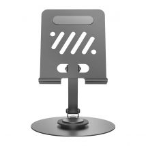 Wiwu Support Bureau Pour Téléphone, Ipad Et Tablette Jusqu'à 12.9'' Rotatif Noir - Wiwu