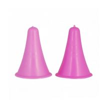 2 Protèges Pointes Pour Aiguilles 4,5 À 10 - Knitpro Rose