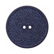 Boutons Recyclés Chanvre/polyester 20 Mm X 2 - Prym Marine Bleu