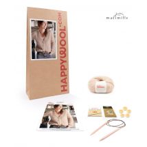 Kit Tricot Gilet Alpaga Severine Naturel 38/40 - Phildar