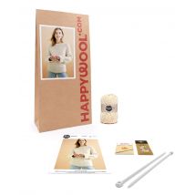 Kit Tricot Pull Femme Judo Naturel 50/52 - Pingouin