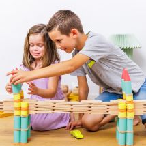 Jeu De Construction En Bois Piks & Stix Éducation - Oppi