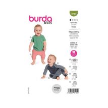 Patron Burda 9246 - Ensemble Tee-shirts Et Pantalons Du 1m-18 M Taille N°1-18 Mois
