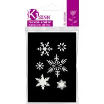 Pochoir Adhésif Flocon De Neige 7x10 Cm - Ki Sign
