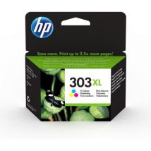 Cartouche D'Encre 303xl Tricolore Grande Capacité Authentique Pour Envy Photo 6230/7130 - HP