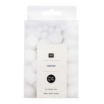 100 Pompons - Blanc - Rico Design