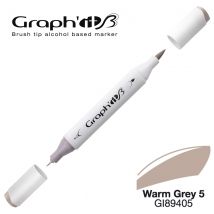 Marqueur Manga À L'Alcool Graph'it Brush 9405 Warm Grey 5 - Graph'IT