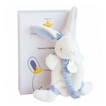 Lapin Matelot Doudou Avec Attache Tetine - Doudou et Compagnie