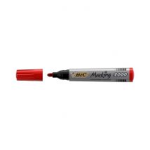 Marqueur Permanent Marking 2000 Pointe Ogive Large Rouge Bic
