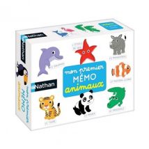 Mon Premier Memo Animaux - Nathan - 31154 - Jeu Educatif 1er Age - Nathan