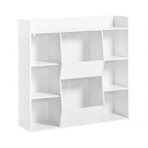 Sobuy Kmb55-w Bibliothèque Pour Enfant Étagère Enfant Étagère À Jouets Rangement Pour Livres Et Jouets Meuble Enfant - Sobuy