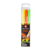 Set De 3 Stylos Gelly Roll Moonlight Fluorescent - Sakura