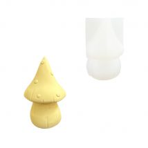 Moule En Silicone 11cm X 7cm X 7,5cm - Champignon - Jesmonite