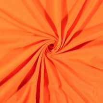 Tissu Jersey Coton Uni Orange - Craftine