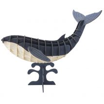 Maquette 3d En Papier Baleine Bleue - Fridolin