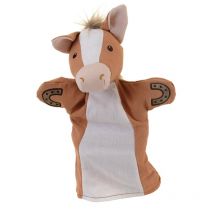 Marionnette Le Cheval En Coton Brode - Egmont Toys