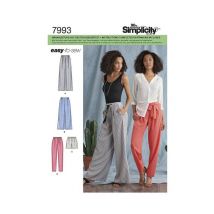 Patron Simplicity 8389 Taille N°fr 32-40