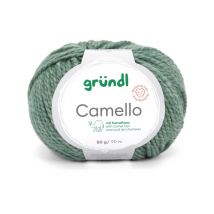 Pelote De Laine Mérinos Et Chameau Camello De Gründl – Fil Naturel Doux Et Thermorégulateur 05 Vert