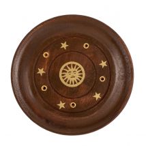 Porte Bâton D'Encens Rond En Bois - OUT OF THE BLUE