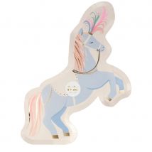 8 Assiettes - Cheval De Cirque - Meri Meri