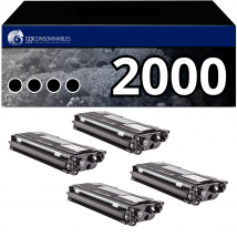 Pack De 4 Toners Compatible Brother Tn-2000 Noir - 123consommables