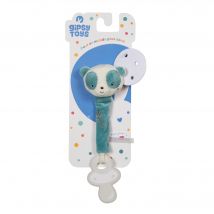 Peluche - Attache Tétine Bebe Bamboo - Panda - 13 Cm S/carte - Gipsy Toys