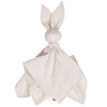 Doudou Lapin En Gaze De Coton, Jeanne - Sevira Kids