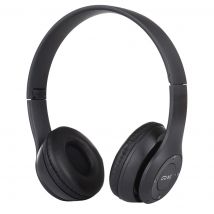 Casque Bluetooth Pliable Sans Fil, Support Mp3 Fm Appel, Autonomie 18h, Charge 2h Noir Yonis - Yonis