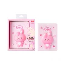 Mini Carnet De Notes Kawaii Girly Squishy - Lapin - Cadeaux-et-anniversaire.com