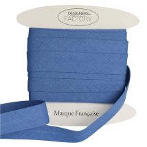 Biais Coton Indigo 18mm Par 5 Mètres – Designers-factory - Designers-factory