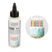 Glaçage Pour Drip Cake Blanc 120 G - Patisdecor
