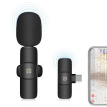 Microphone Sans Fil Réduction De Bruit Pour Appareils Usb-c Chargement Téléphone Yonis - Yonis