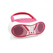 Lecteur Cd Pop Pink Avec Radio Fm Et Port Usb - Mooov