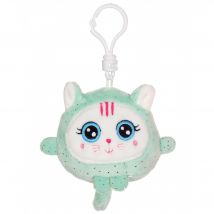 Squishimals Sparkle Porte-clés - Chat Mimi 8 Cm - Gipsy Toys