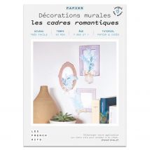Coffret Diy Papier - 3 Cadres - Style Romantique - French Kits