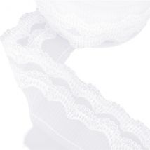 Bobine 10m Plissé Blanc 70mm - My mercerie