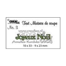 Die Texte joyeux Noël - Crealies