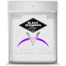 Black Diamond Nickel Black Coated 40/100 - Cordes Pour Basse