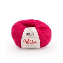 Pelote De Laine Et Mohair À Tricoter Phil Light Mohair - 25gr - Phildar Rose Peps