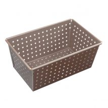 Moule À Pain Perforé - Antiadhérent (sans Pfas) - 270x105 Mm Dim Ext / 250x80mm Dim Int - H80mm - Gobel