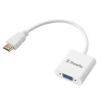 Adaptateur Xtrememac Hdmi Vers Vga - Plug & Play - Projection Haute Définition - Blanc